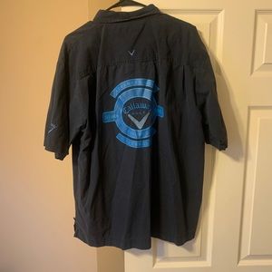 Vintage callaway golf button up XL